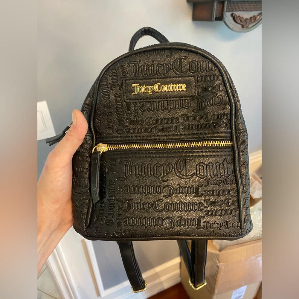 Juicy Couture mini backpack with card holder